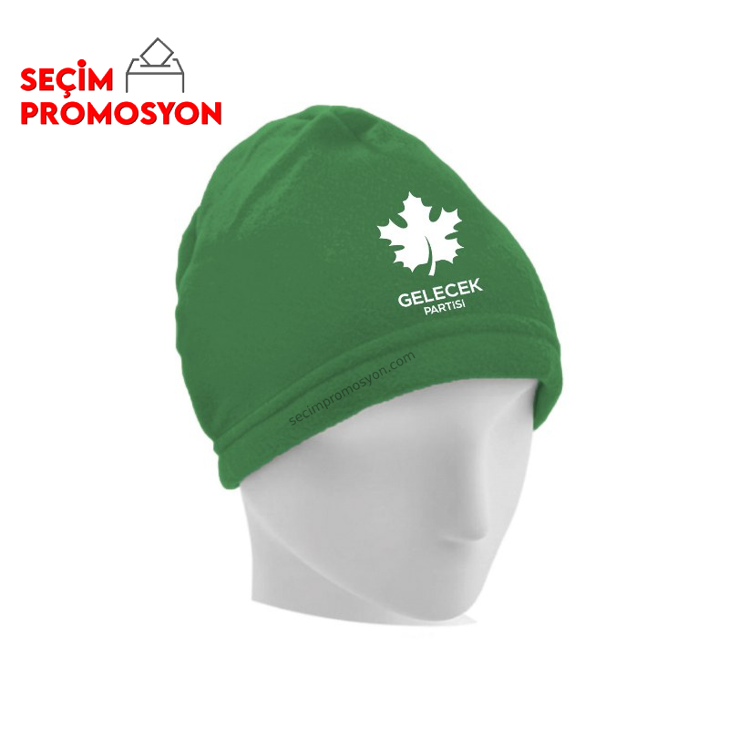 Gelecek Partisi Baskılı Promosyon Polar Bere