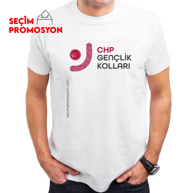 CHP Promosyon Gençlik Kolları Yazılı T-Shirt