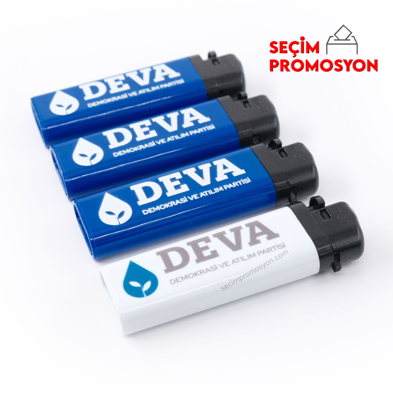 DEVA Partisi Promosyon Baskılı Çakmak