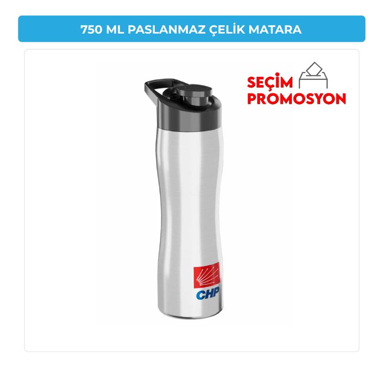 750 ML CHP Promosyon Paslanmaz Çelik Matara