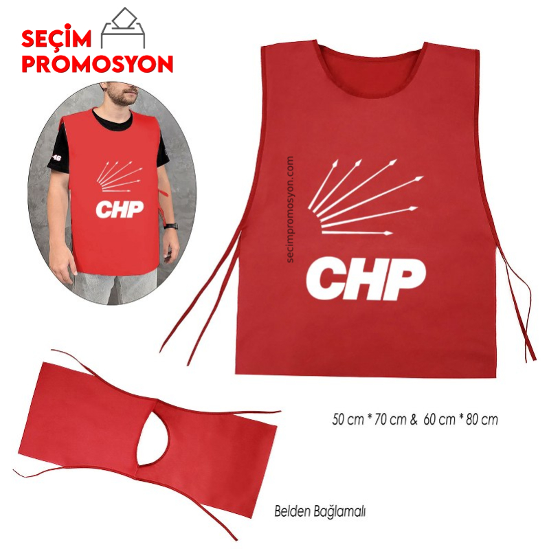 CHP Promosyon Miting Önlüğü