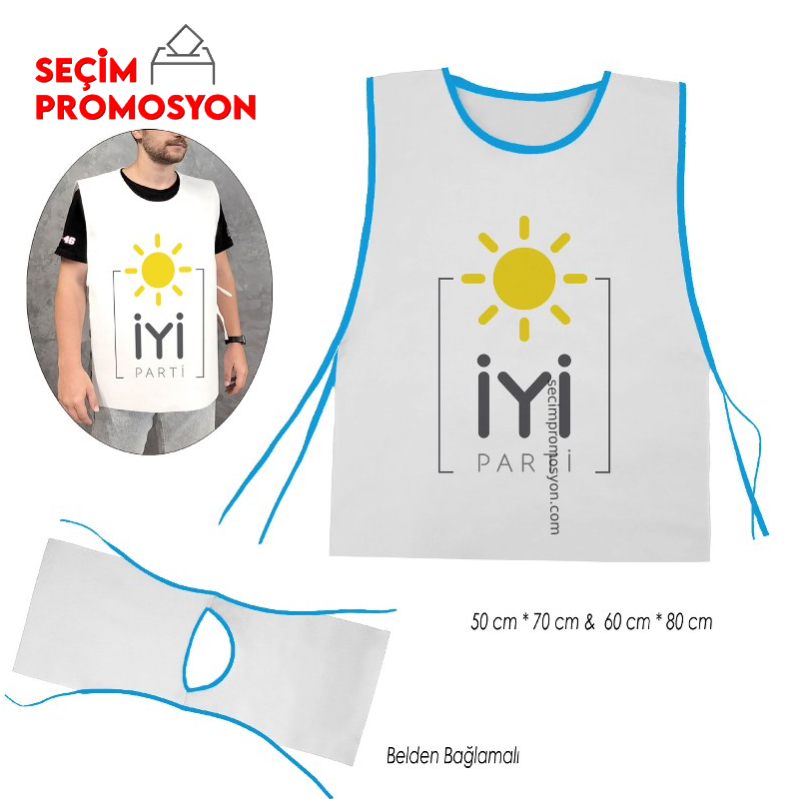 İYİ Parti Promosyon Miting Önlüğü