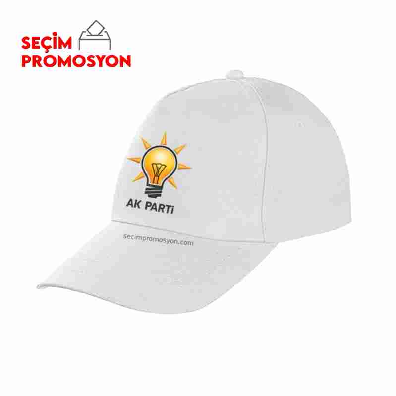 Ak Parti Logo Baskılı Promosyon Şapka