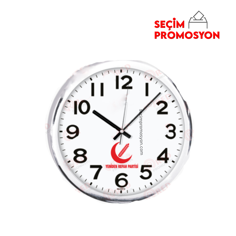 Yeniden Refah Partisi Promosyon Duvar Saati